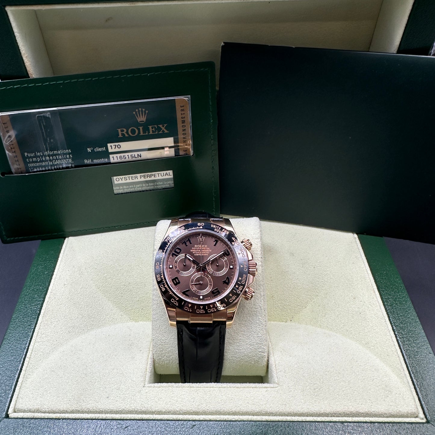 ROLEX DAYTONA 40mm 116515LN FULL SET 2012
