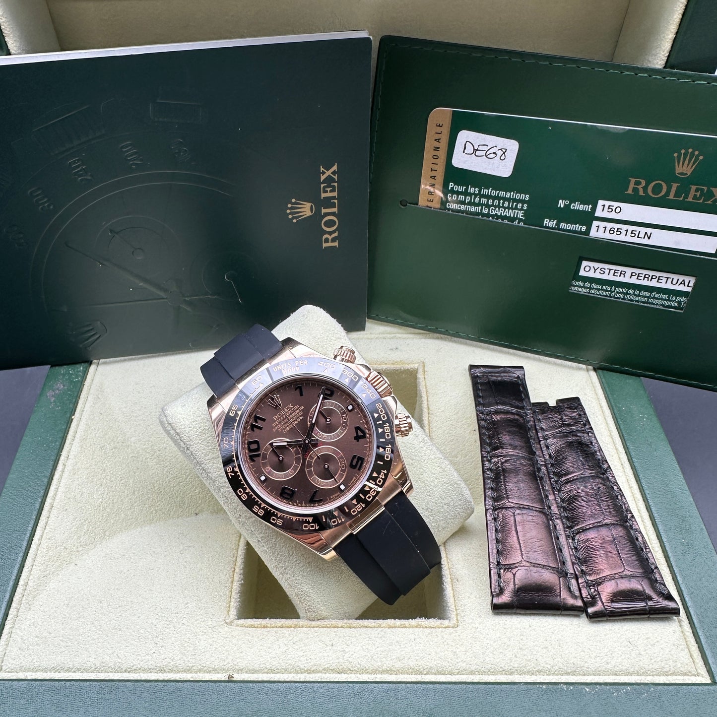 ROLEX DAYTONA 116515LN FULL SET 2012