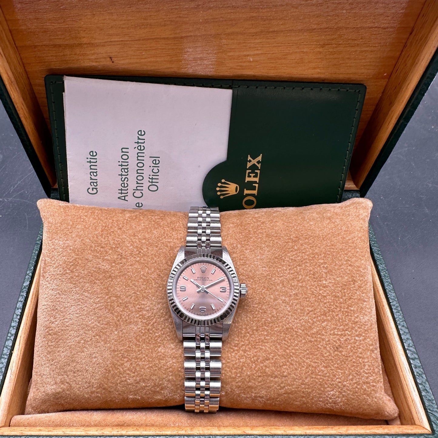 ROLEX OYSTER PERPETUAL 26mm 76094 FULL SET 2000