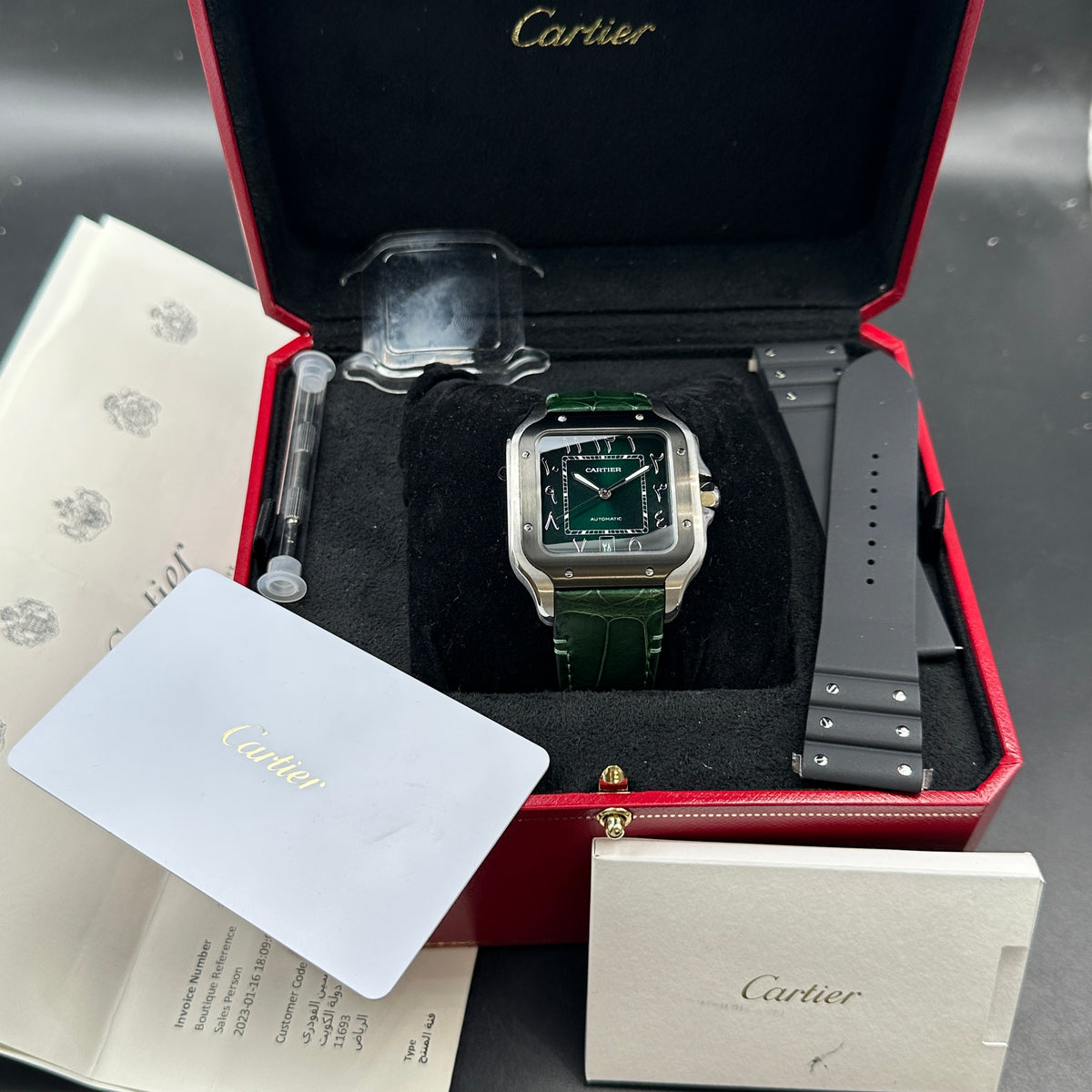 CARTIER SANTOS LARGE WSSA 0055 FULL SET 2023