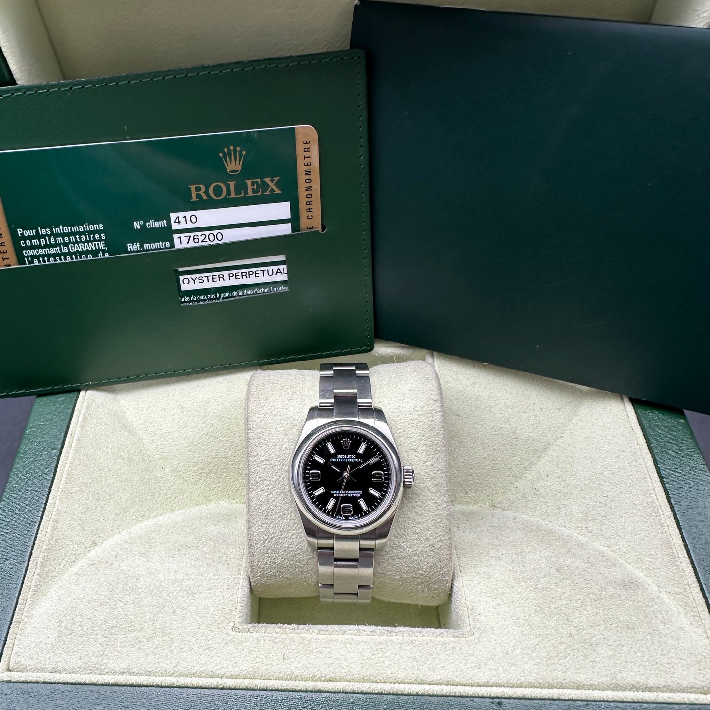 ROLEX OYSTER PERPETUAL 176200 26mm FULL SET 2014