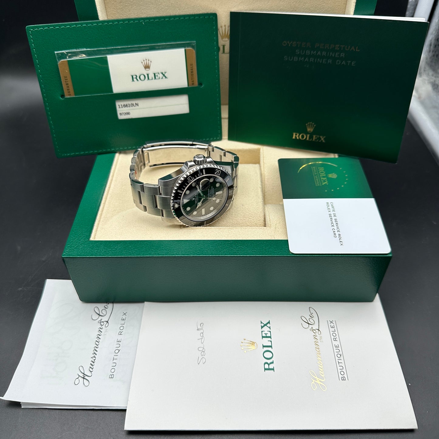 ROLEX SUBMARINER 40mm 116610LN FULL SET 2014