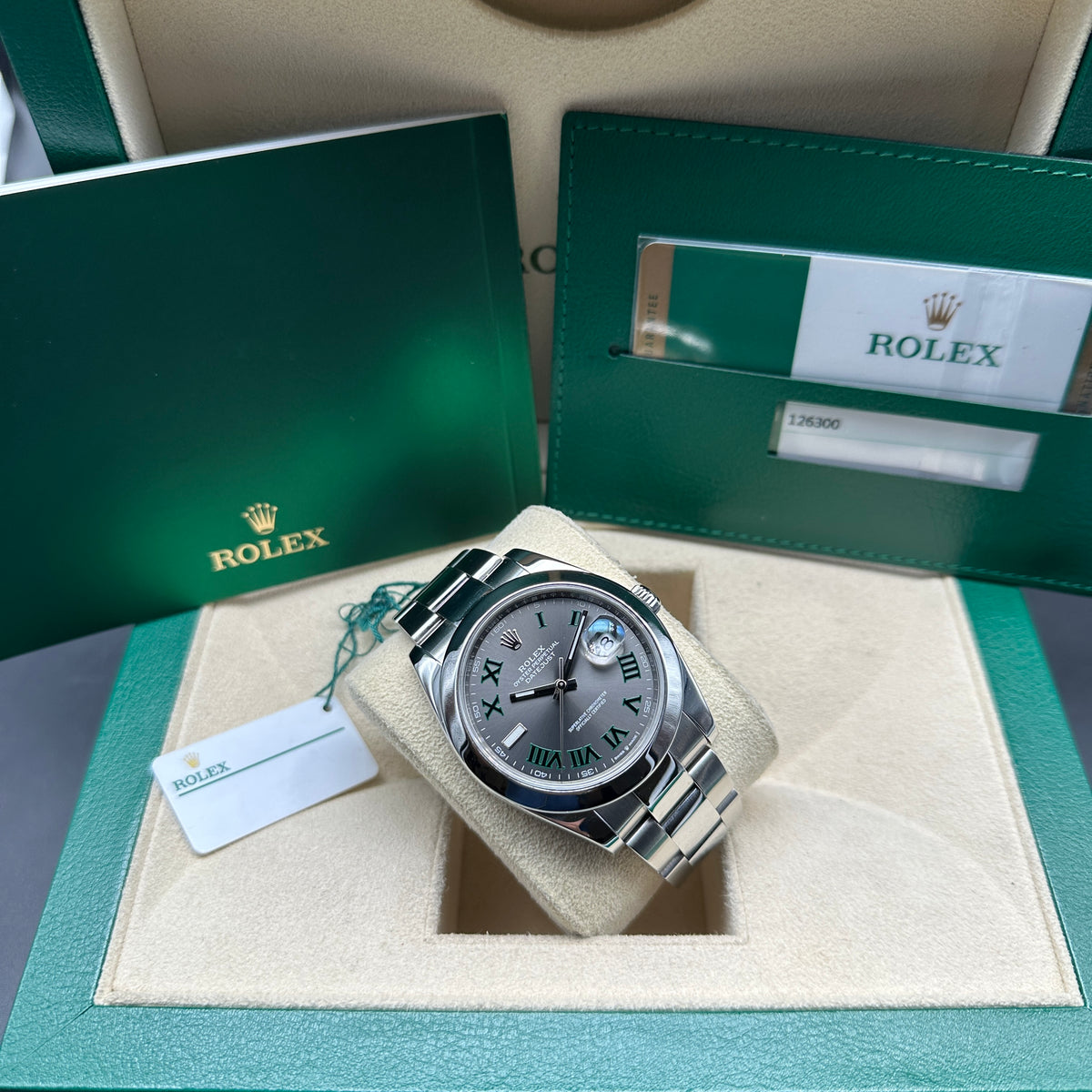 ROLEX DATEJUST 41mm 126300 FULL SET 2019