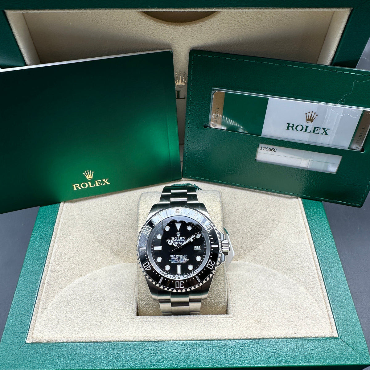 ROLEX DEEPSEA 44mm 126660 FULL SET 2018