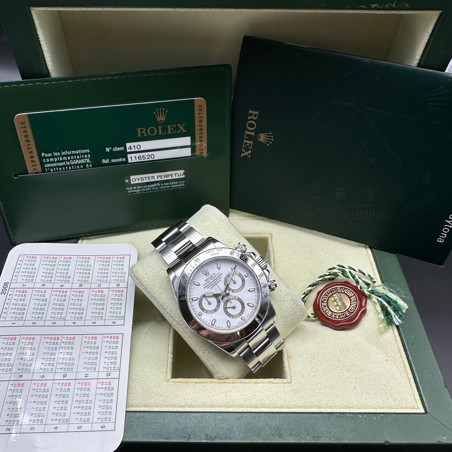 ROLEX DAYTONA 40mm 116520 FULL SET 2007