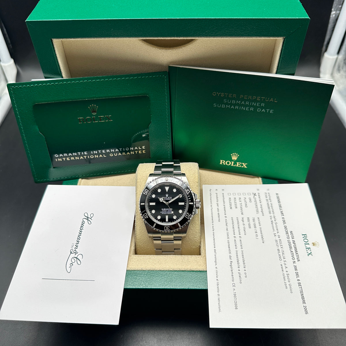 ROLEX SUBMARINER 41mm 124060 FULL SET ITALIA 2024