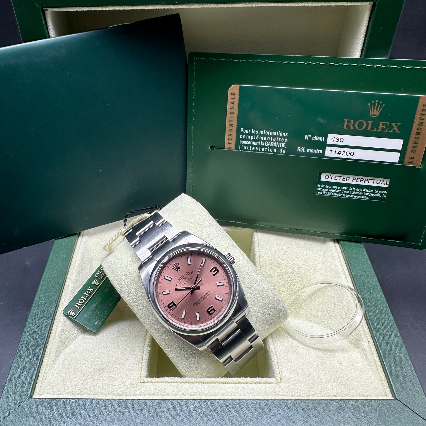 ROLEX AIRKING 34mm 114200 FULL SET 2008
