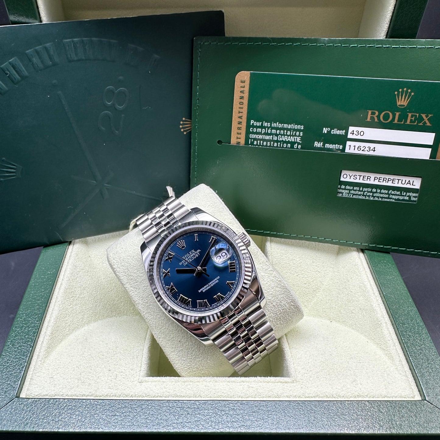 ROLEX DATEJUST 36mm 116234 FULL SET 2010