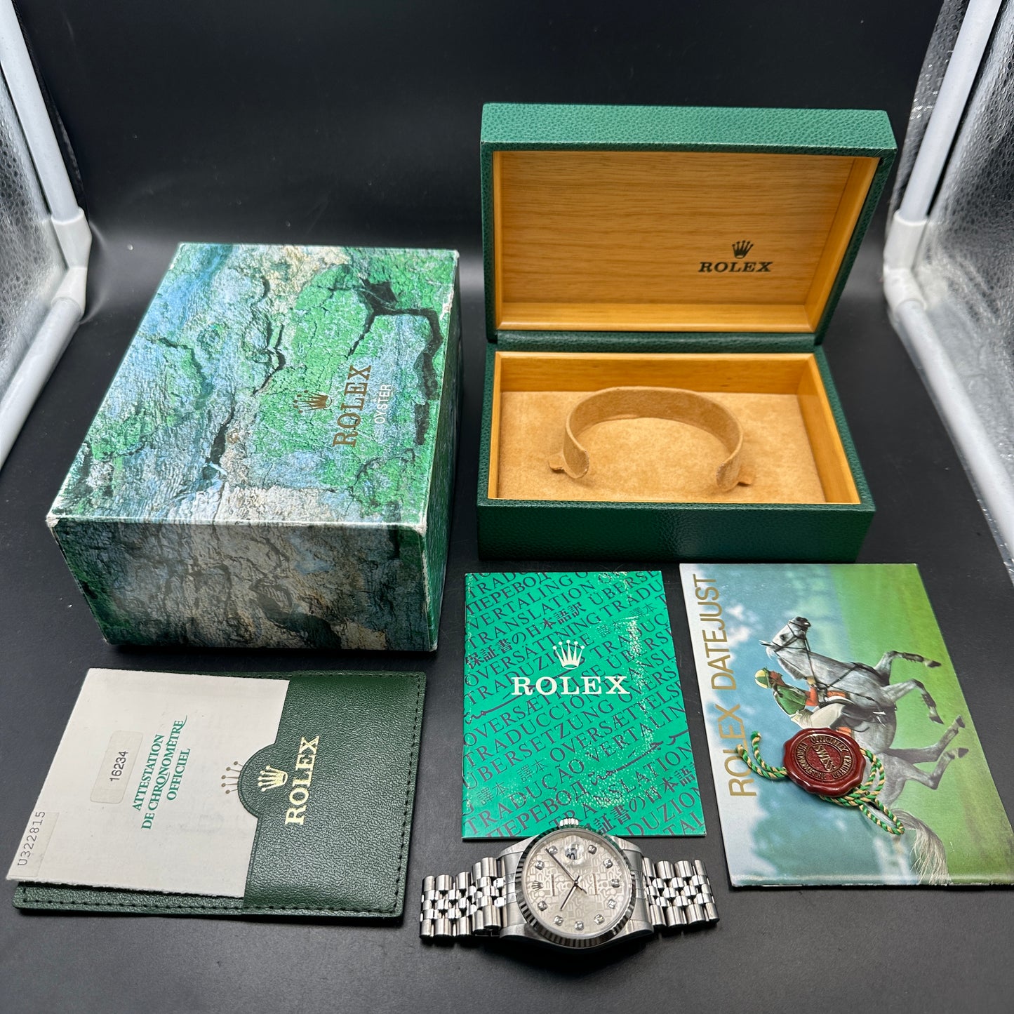 ROLEX DATEJUST 36mm 16234 FULL SET 1998