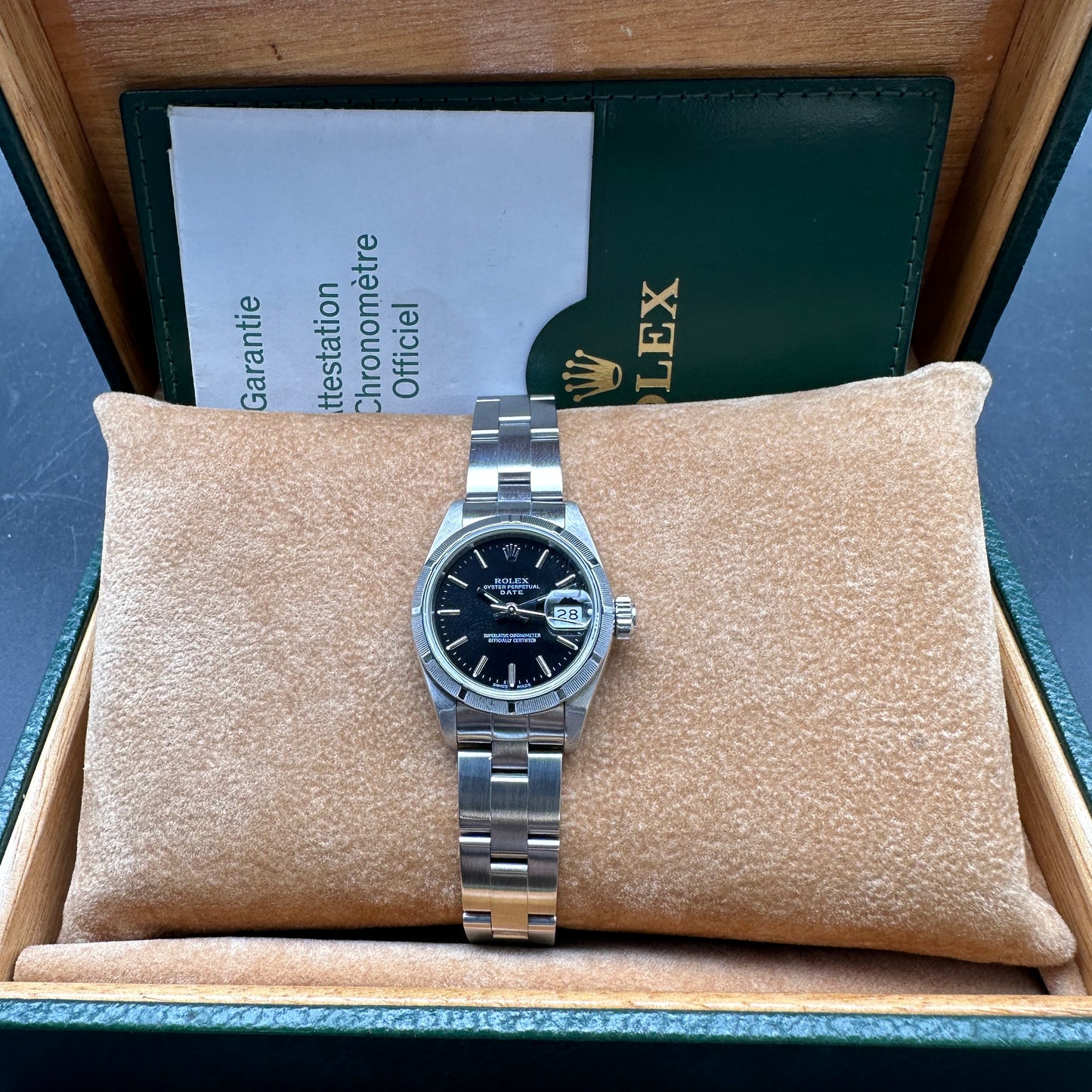 ROLEX DATE 26mm 69190 FULL SET 1999