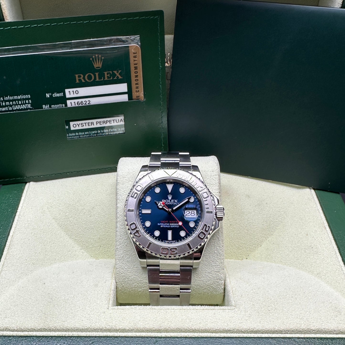 ROLEX YACHTMASTER 40mm 116622 FULL SET 2014