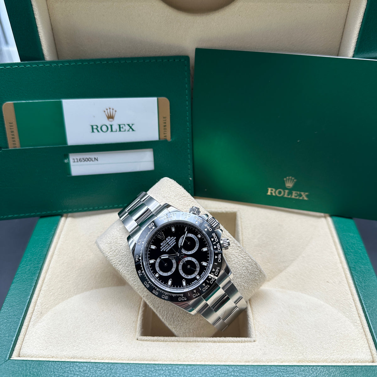 ROLEX DAYTONA 116500LN FULL SET 2017
