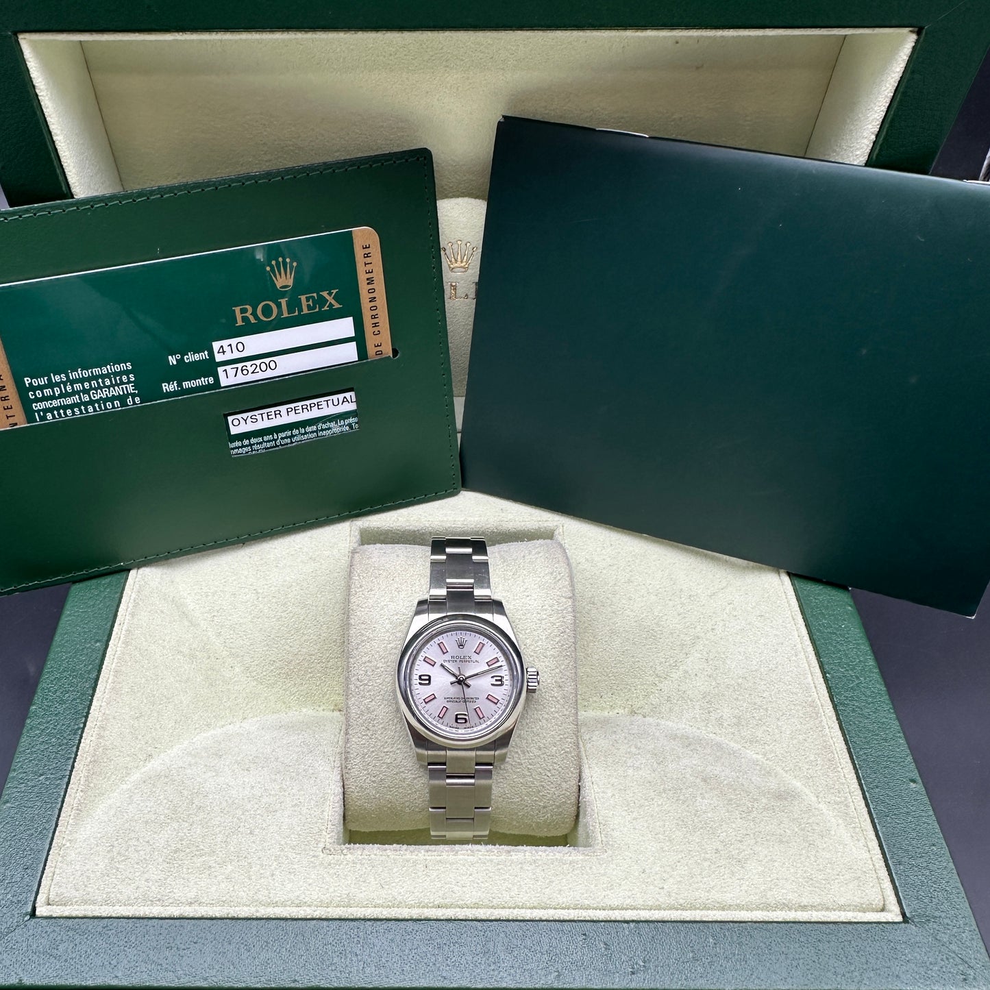 ROLEX OYSTER PERPETUAL 176200 FULL SET 2014