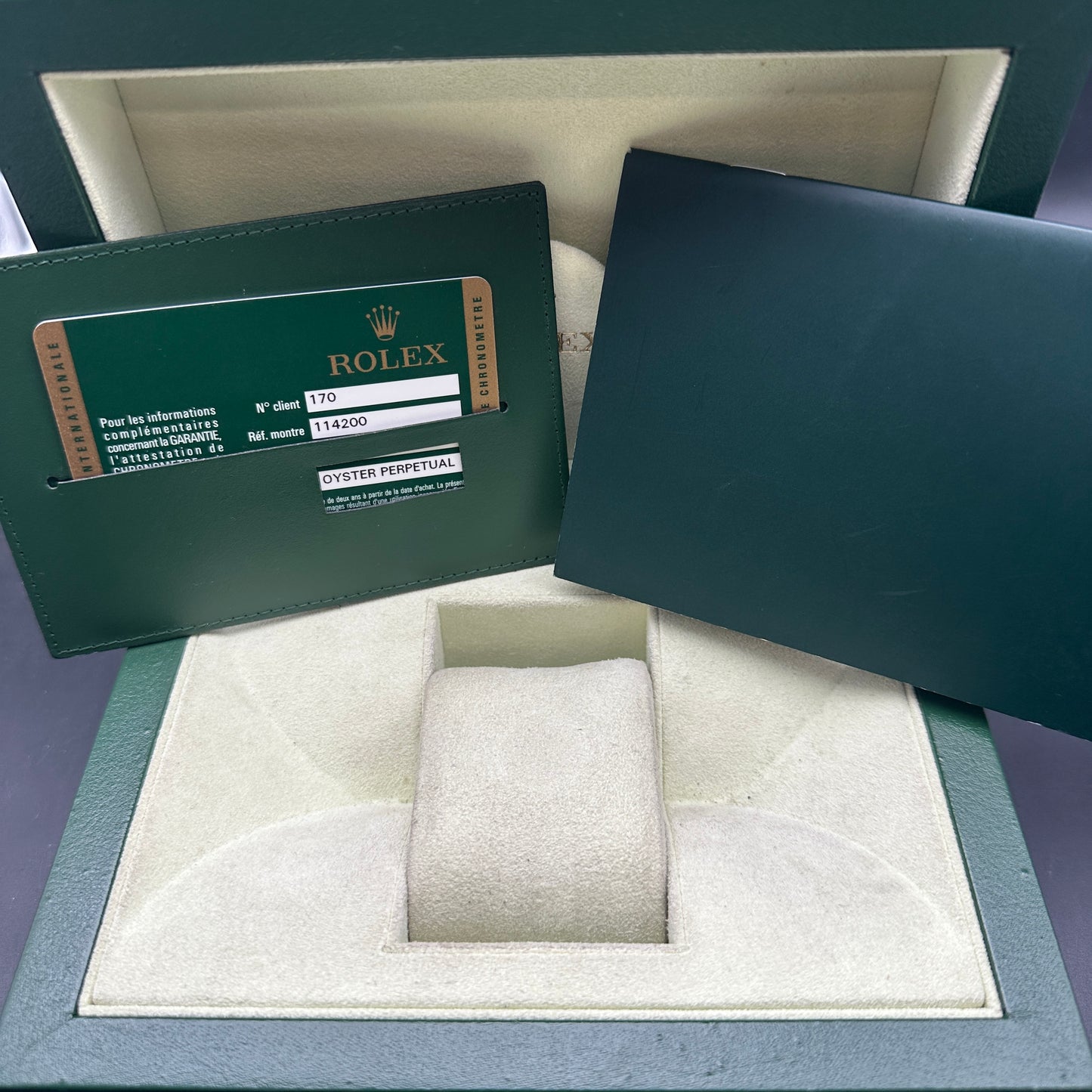 ROLEX AIRKING 34mm 114200 FULL SET 2009