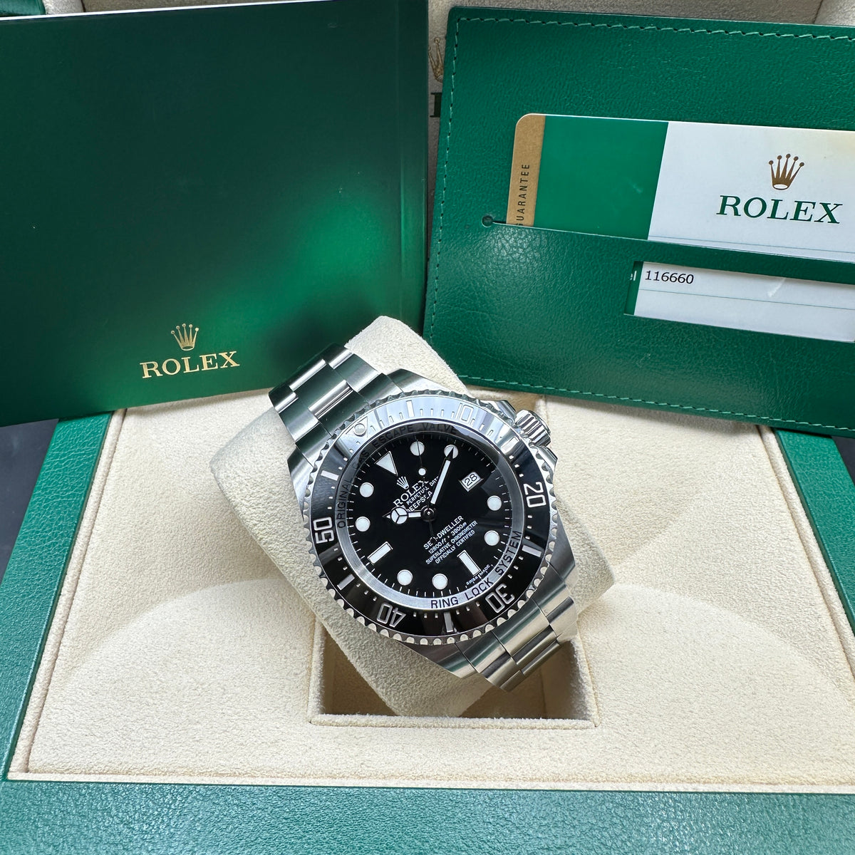 ROLEX DEEPSEA 44mm 116660 FULL SET 2014