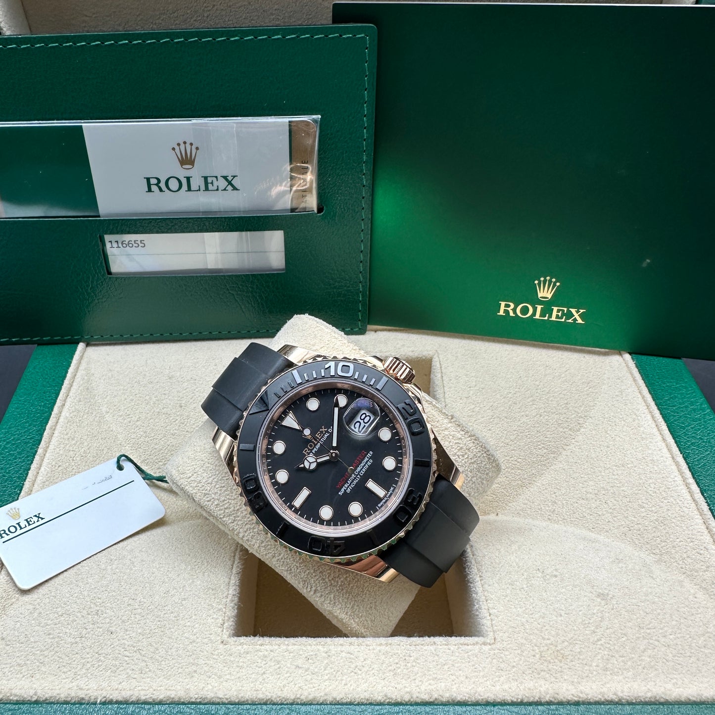 ROLEX YACHTMASTER 40mm 116655 FULL SET 2016