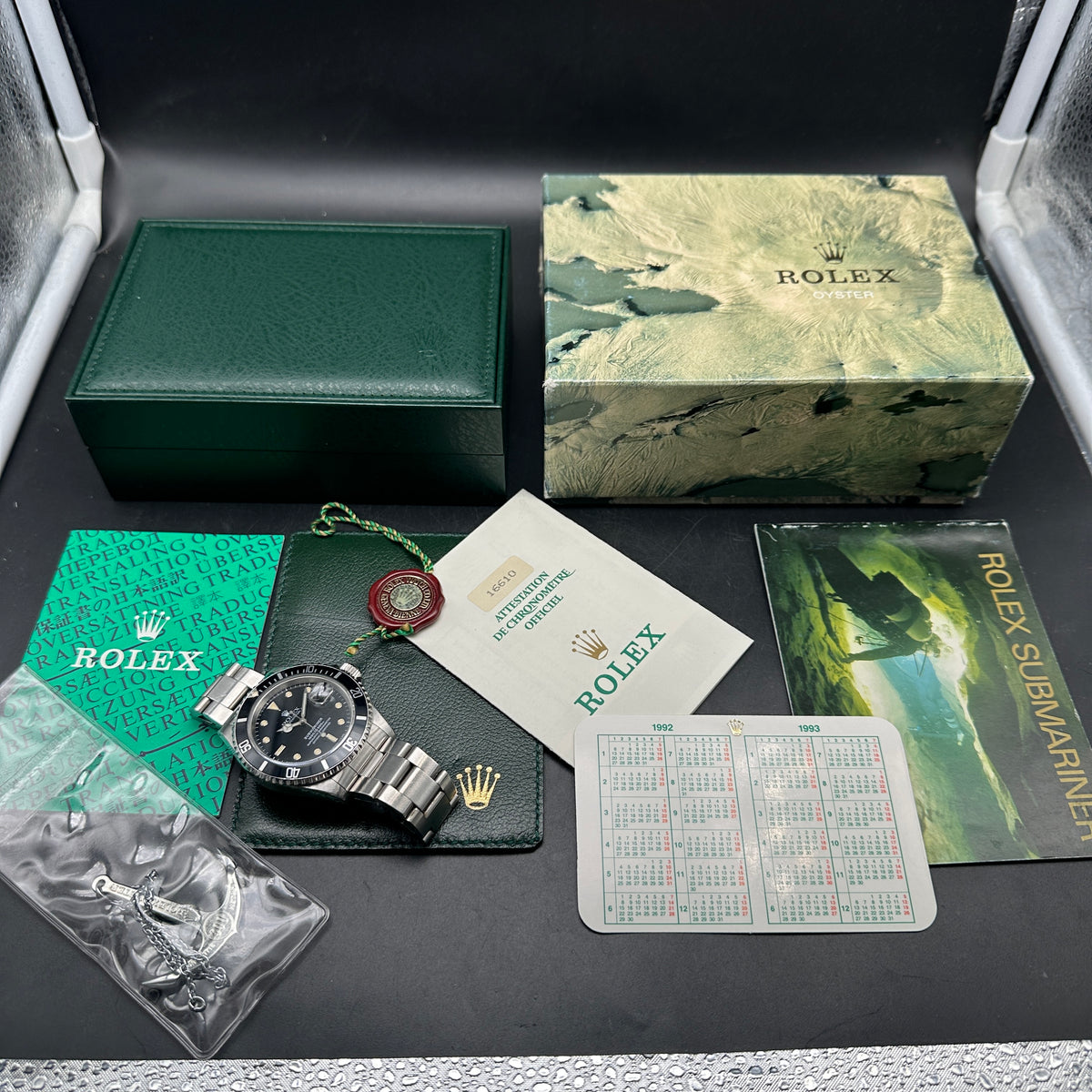 ROLEX SUBMARINER 40mm 16610 FULL SET 1992