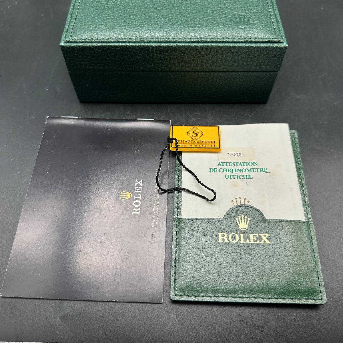 ROLEX DATE 34mm 15200 FULL SET 1999