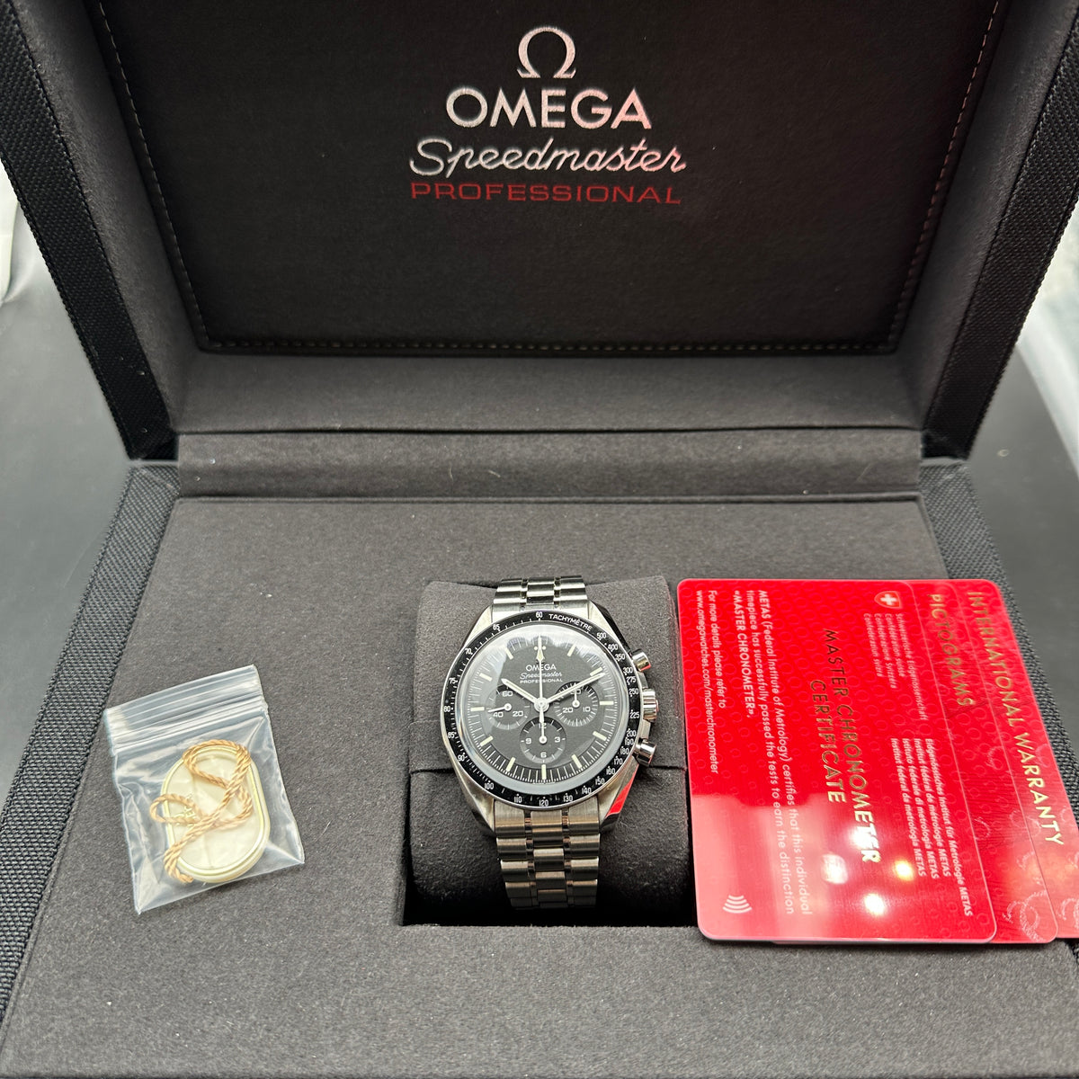OMEGA SPEEDMASTER MOONWATCH 42mm DOPPIO ZAFFIRO FULL SET 2023