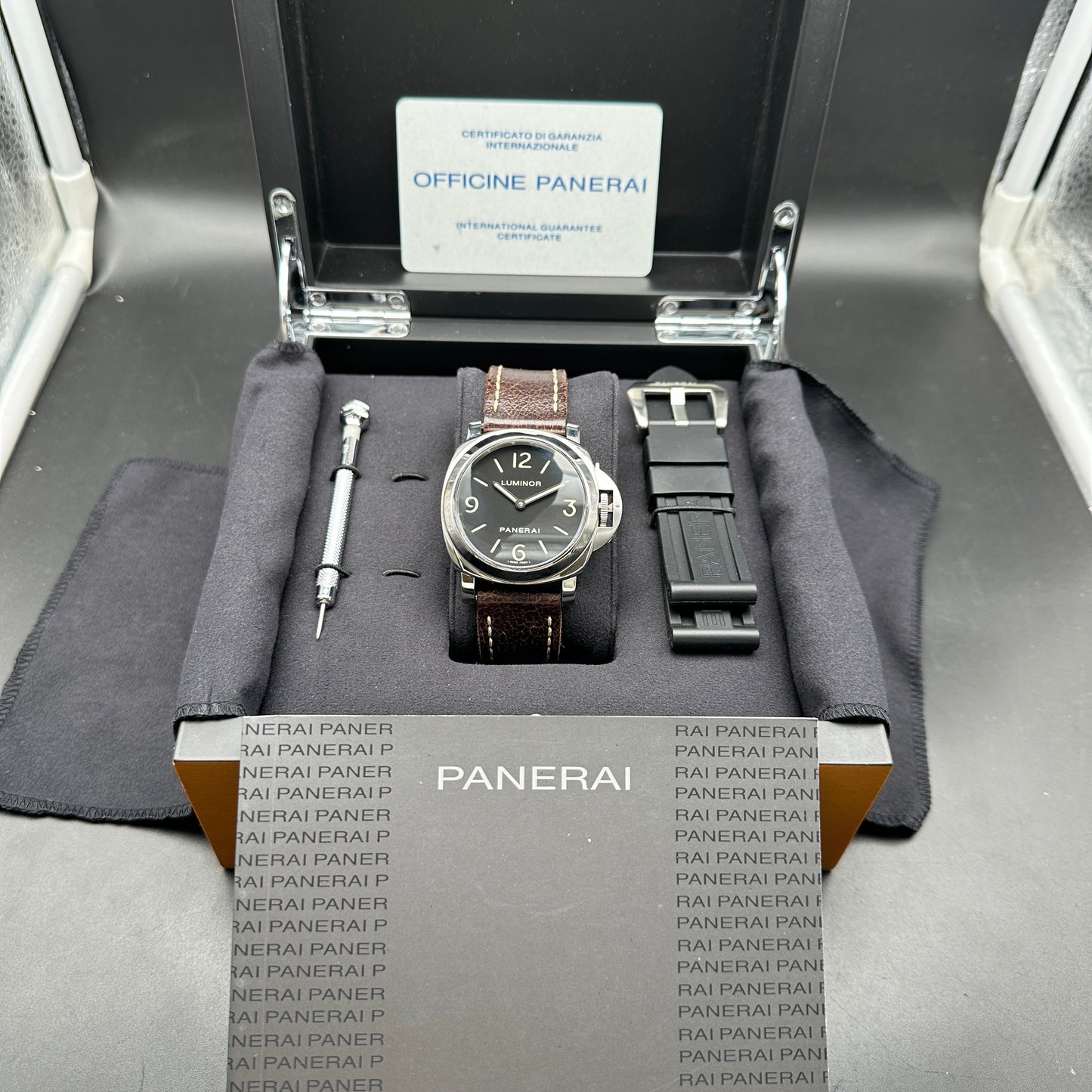 PANERAI LUMINOR BASE 44mm PAM00112 FULL SET 2013