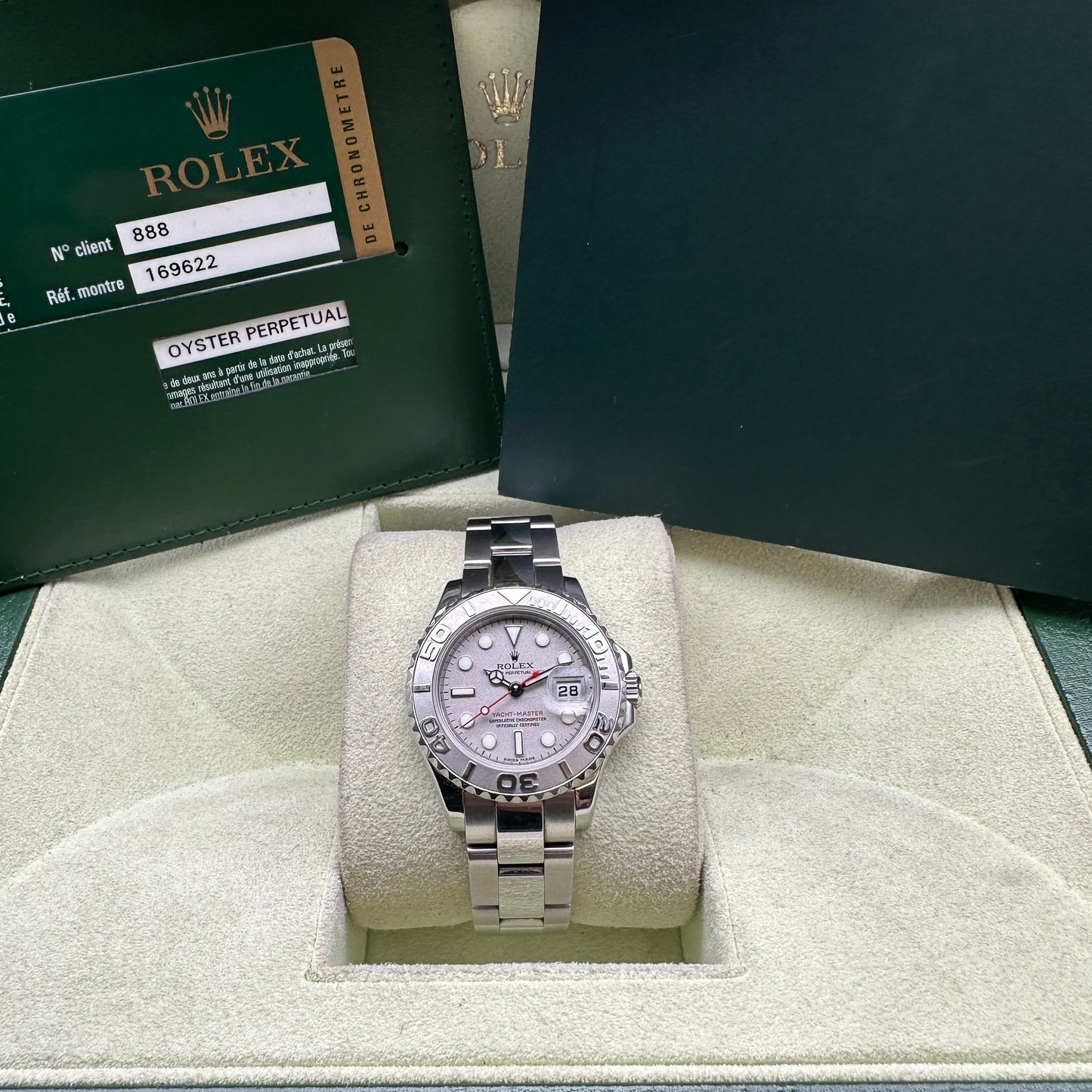 ROLEX YACHT-MASTER 29mm 169622 FULL SET 2011