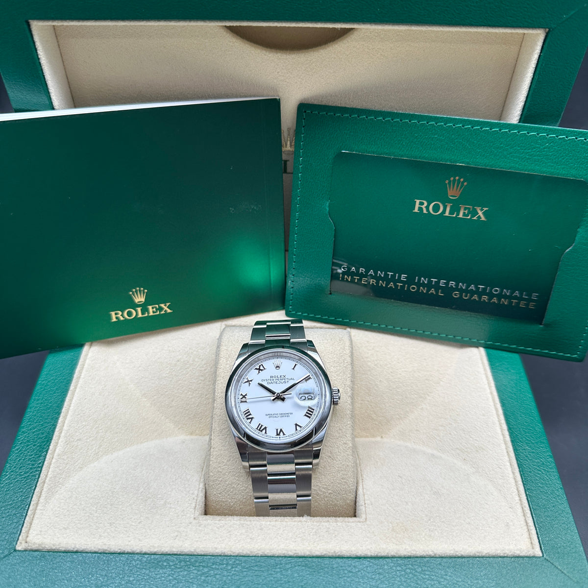 ROLEX DATEJUST 36mm 126200 FULL SET 2024