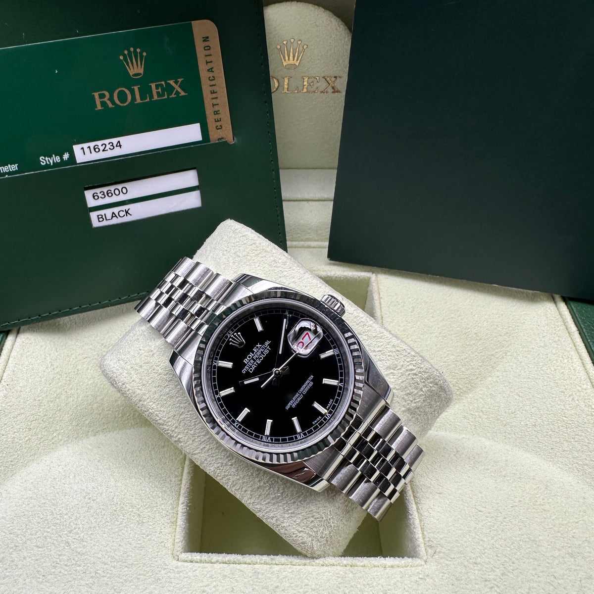 ROLEX DATEJUST 36mm 116234 FULL SET 2011