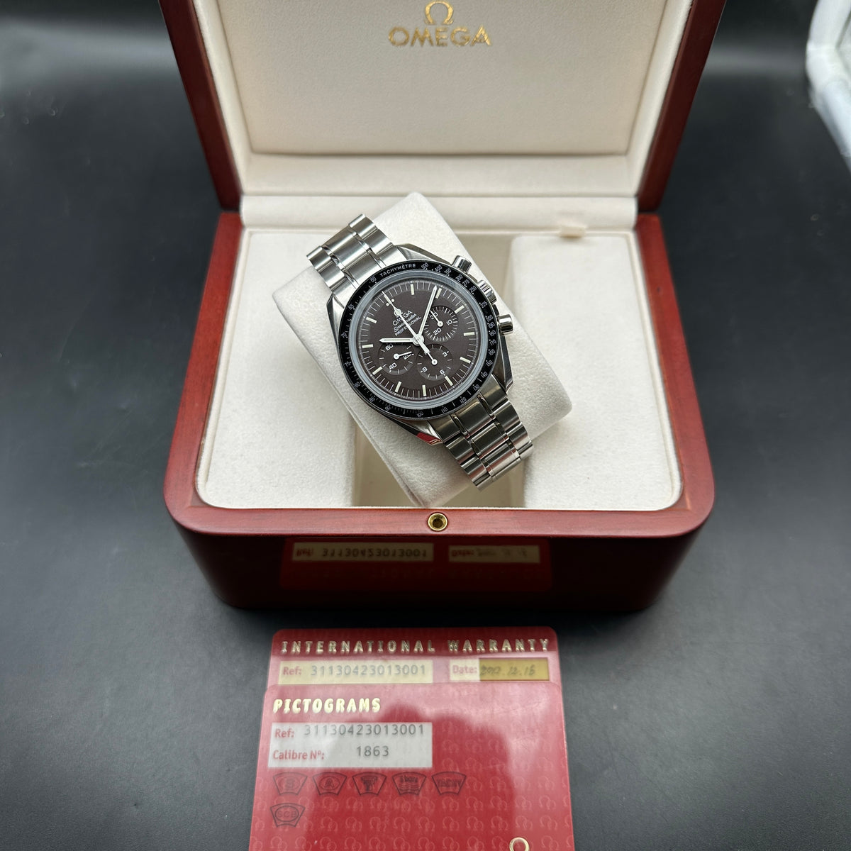 OMEGA SPEEDMASTER MOONWATCH 42MM DOPPIO ZAFFIRO FULL SET 2012