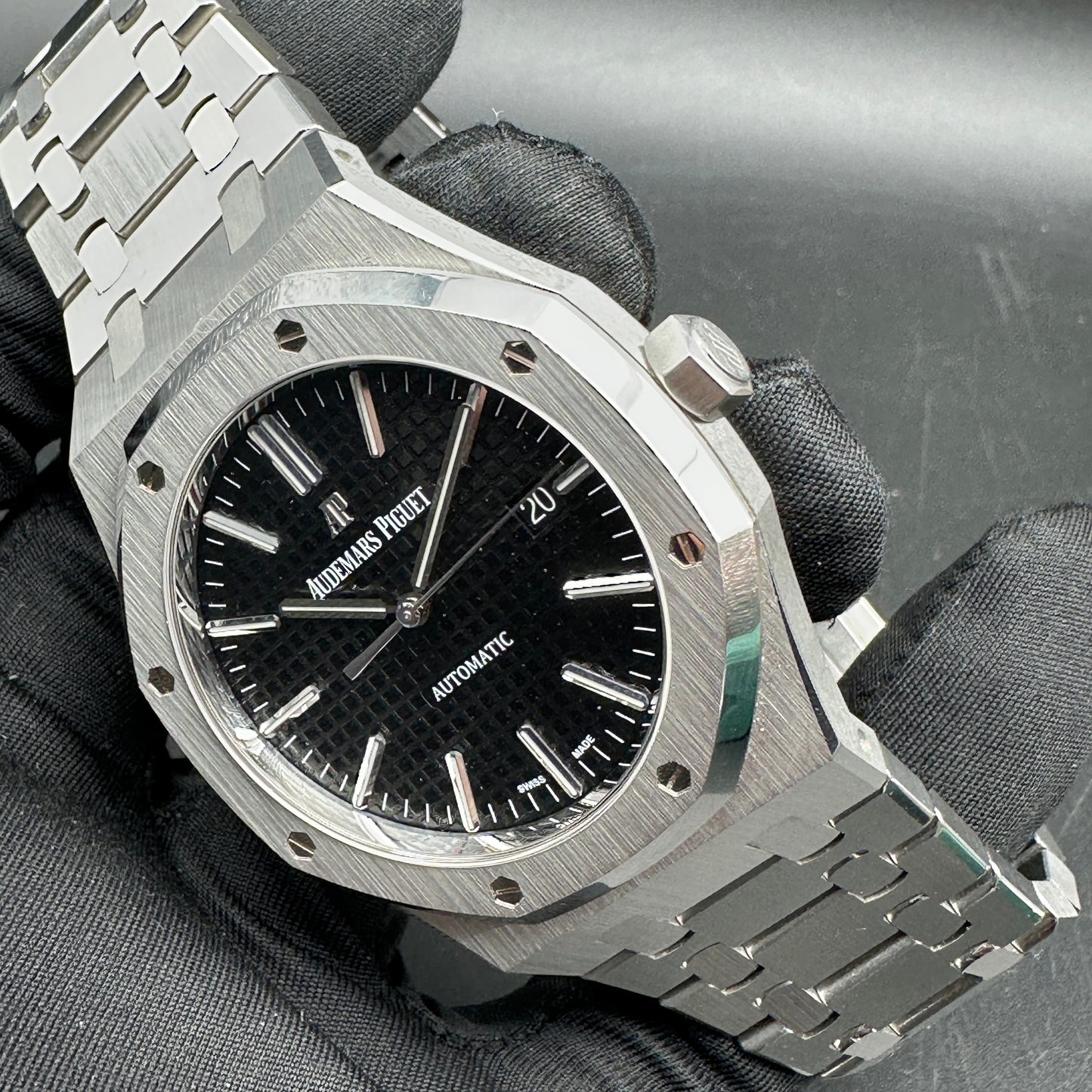 AUDEMARS PIGUET ROYAL OAK 41mm 15400ST FULL SET 2017