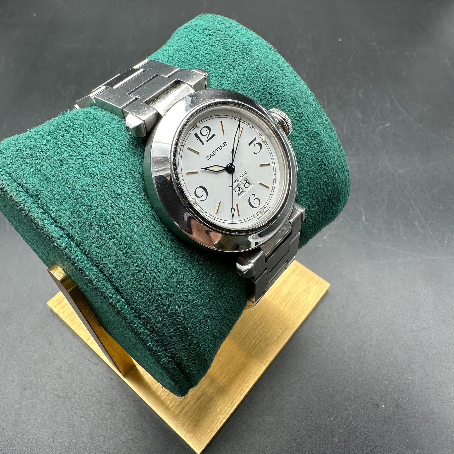 CARTIER PASHA GRAN DATA 35mm 2475 FULL SET 2000