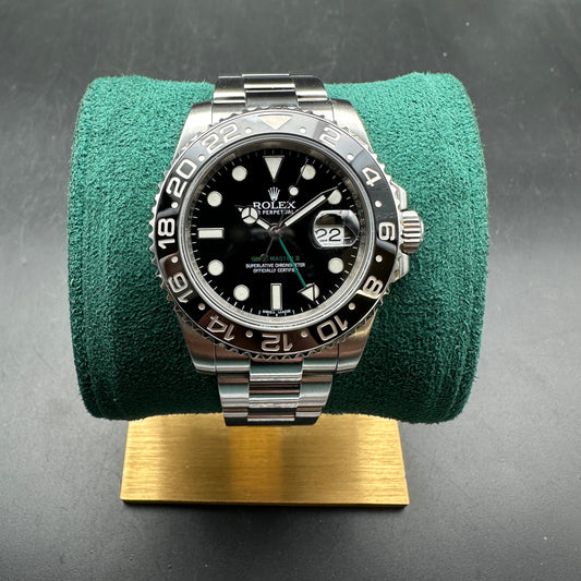 ROLEX GMT MASTER II 116710LN FULL SET 2015