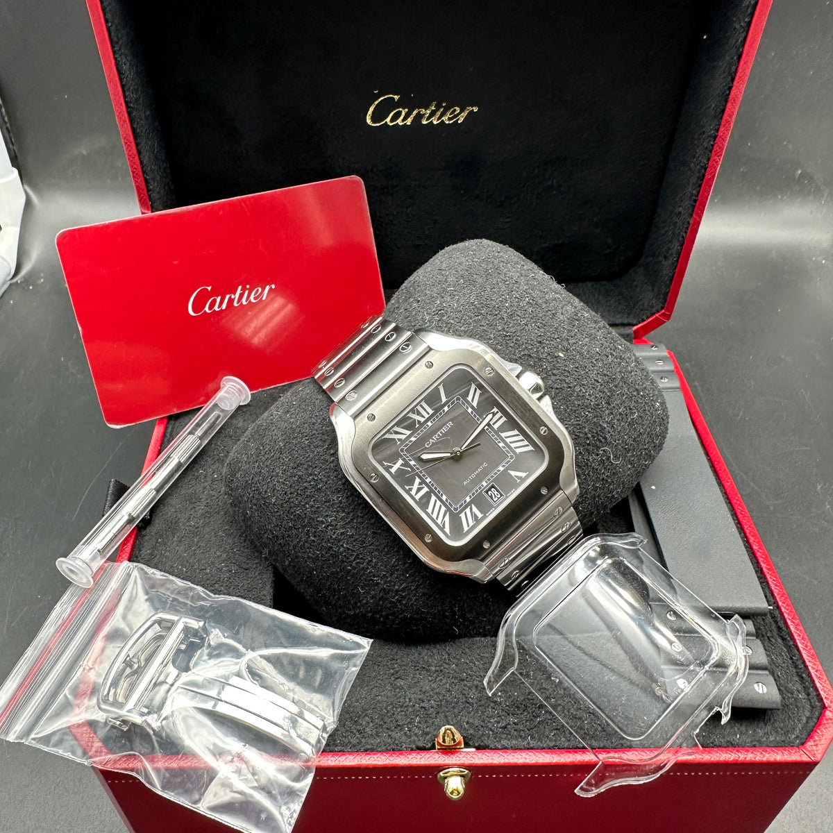 CARTIER SANTOS LARGE WSSA0037 FULL SET 2021