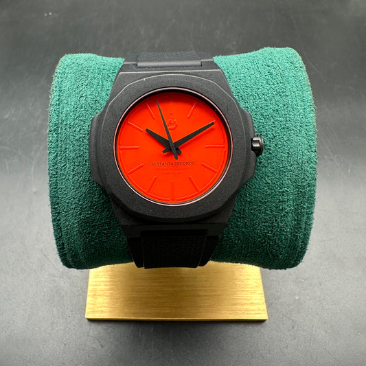 SESSANTA SECONDI WATCH LAVA ORANGE LIMITED EDITION 60 PEZZI