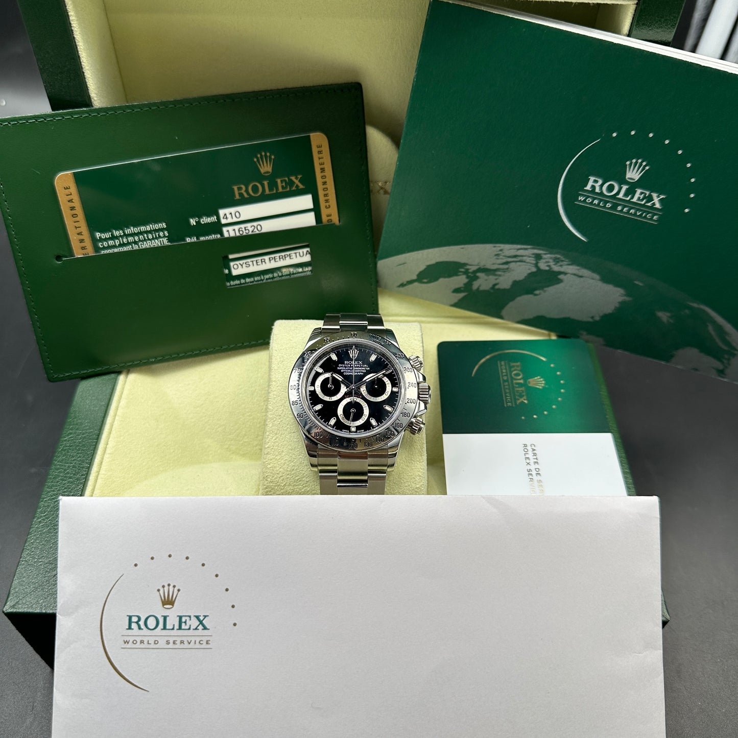 ROLEX DAYTONA 40mm 116520 FULL SET 2013 CHROMALIGHT