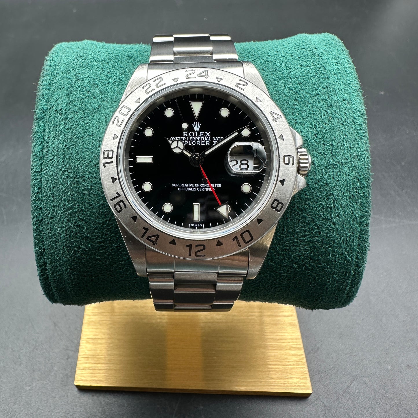 ROLEX EXPLORER II 40MM 16570 FULL SET 1999 “ONLY SWISS”