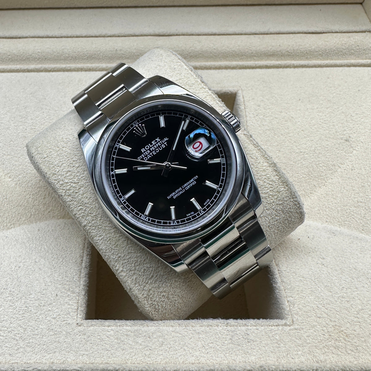 ROLEX DATEJUST 36mm 116200 FULL SET 2018
