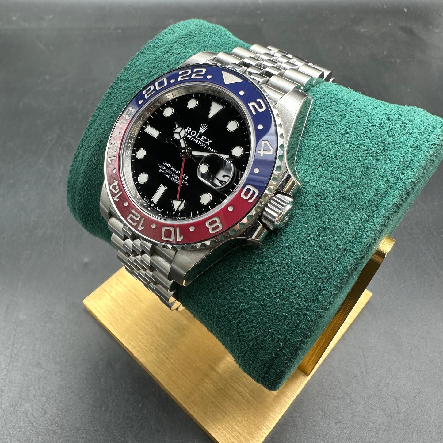 ROLEX GMT MASTER II 126710BLRO MK-1 FULL SET 2018
