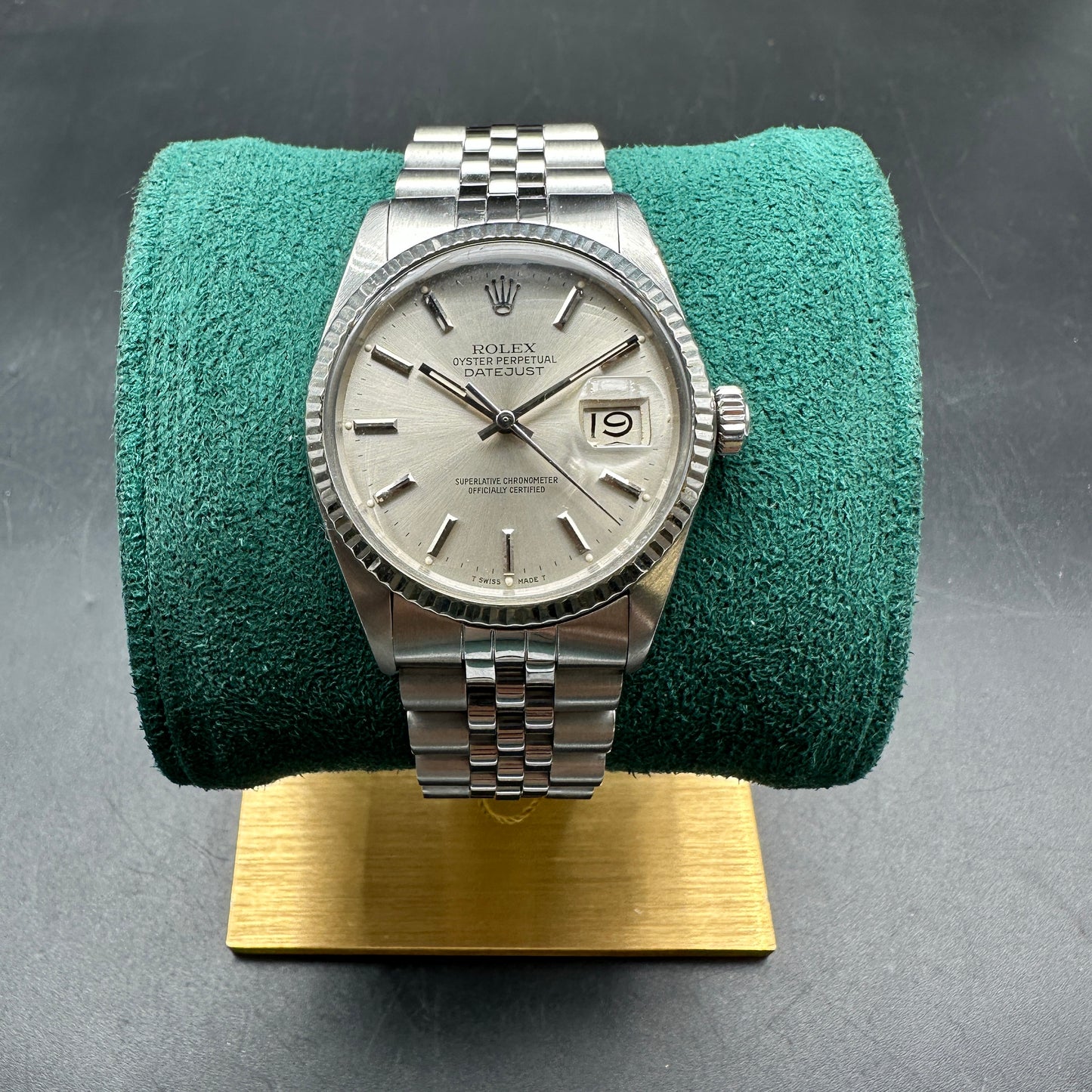 ROLEX DATEJUST 36mm 16014 FULL SET 1982