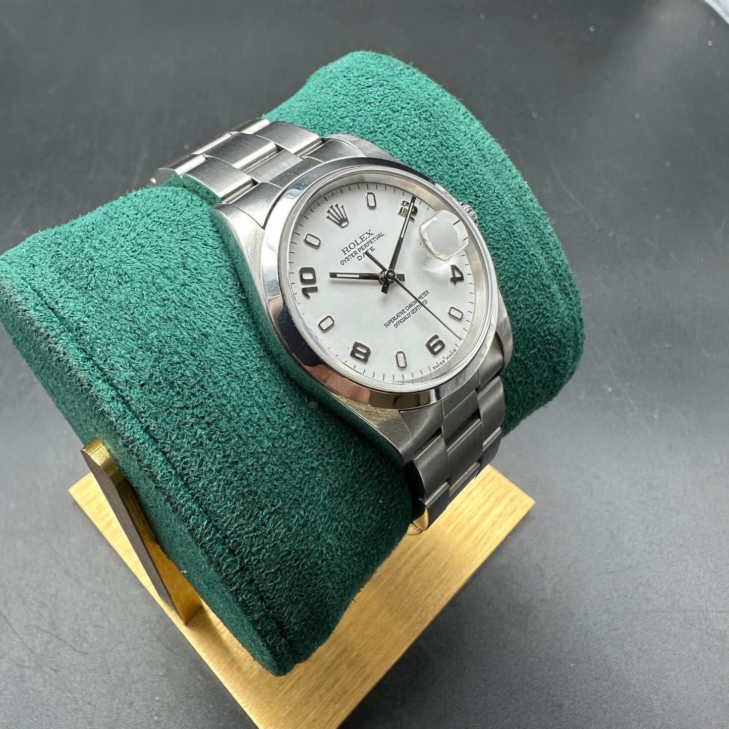 ROLEX DATE 34mm 15200 FULL SET 2002