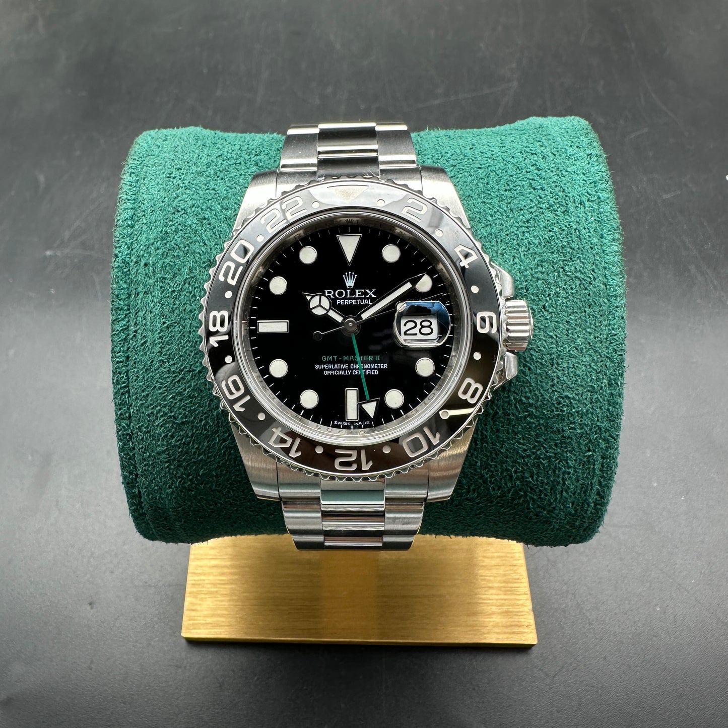 ROLEX GMT MASTER II 116710LN FULL SET 2009