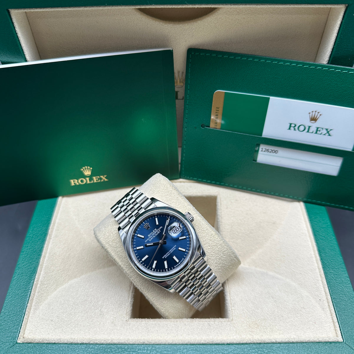 ROLEX DATEJUST 36mm 126200 FULL SET 2019