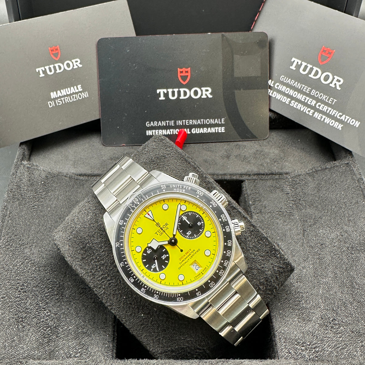 TUDOR BLACK BAY 39mm CHRONO 79310N FULL SET ITALIA 2026