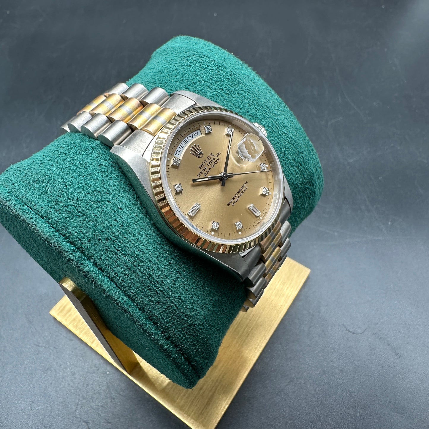 ROLEX DAY-DATE TRIDOR 40mm 18239 FULL SET 1991