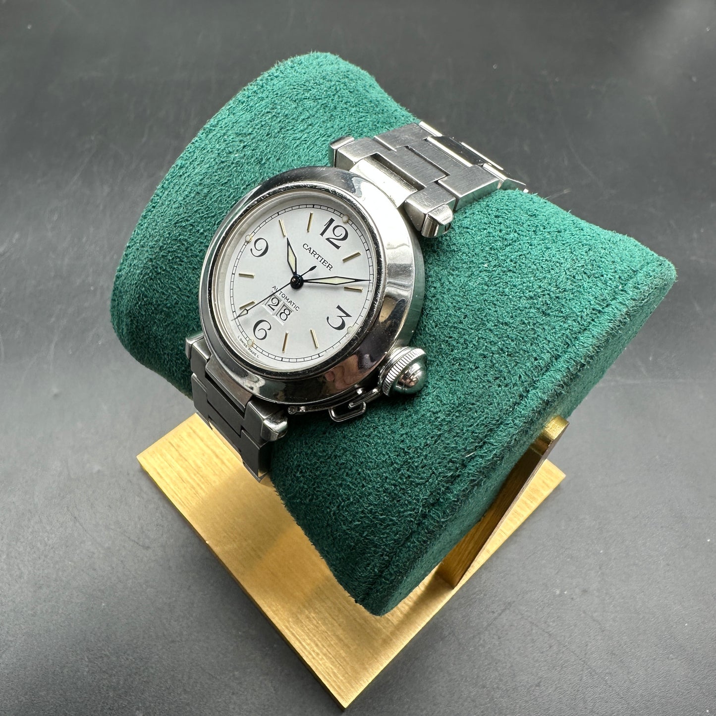 CARTIER PASHA GRAN DATA 35mm 2475 FULL SET 2000