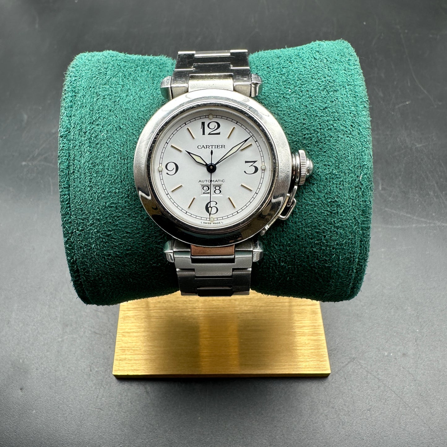CARTIER PASHA GRAN DATA 35mm 2475 FULL SET 2000
