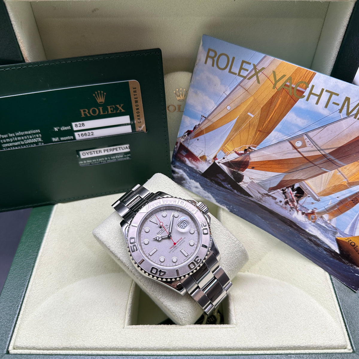 ROLEX YACHTMASTER 40MM 16622 FULL SET 2011
