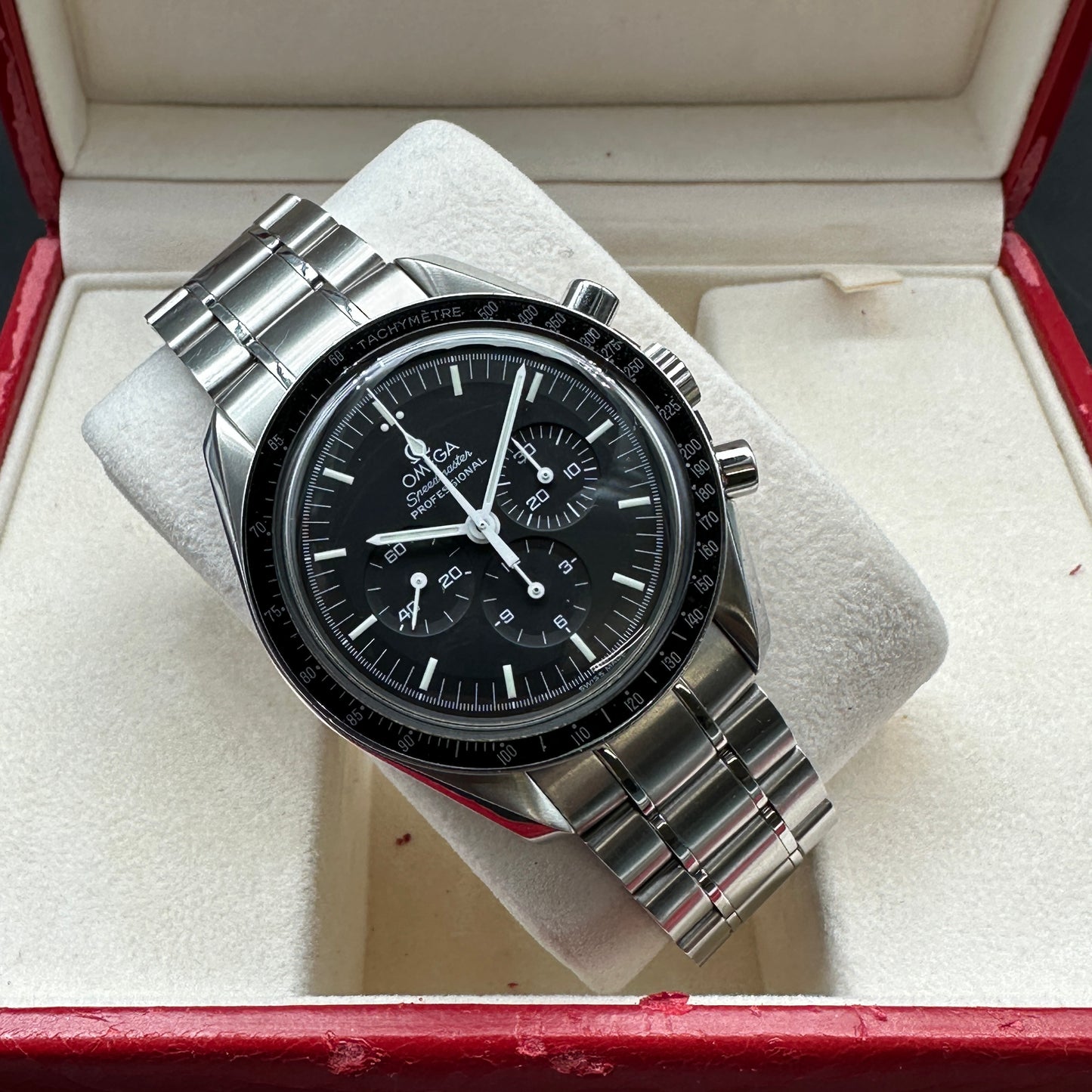 OMEGA SPEEDMASTER 42mm ESALITE APOLLO XVII FULL SET 2006