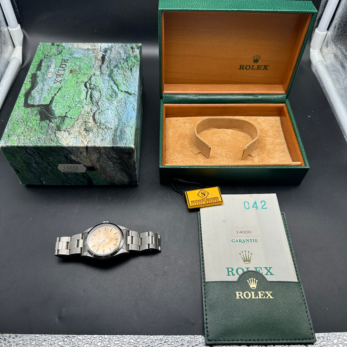 ROLEX AIRKING 34MM 14000 FULL SET ITALIA 1995