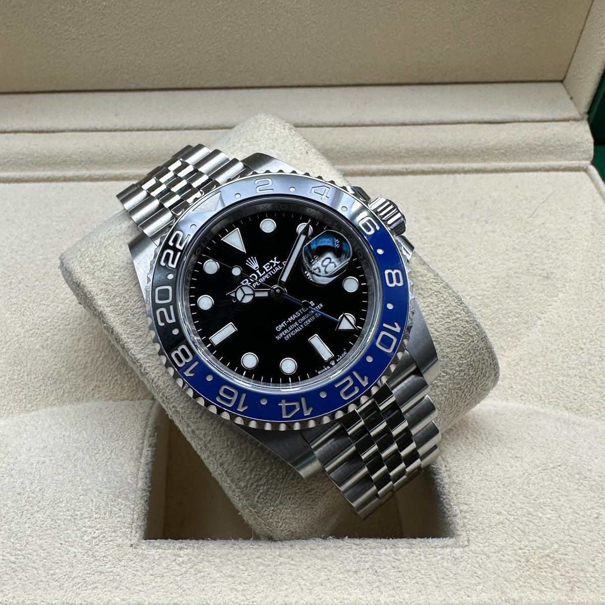 ROLEX GMT MASTER II 126710BLNR FULL SET 2019