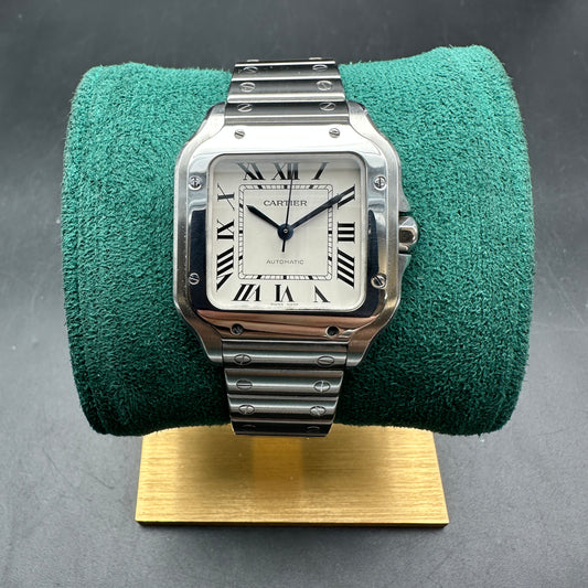 CARTIER SANTOS MEDIUM WSSA0010 FULL SET 2018